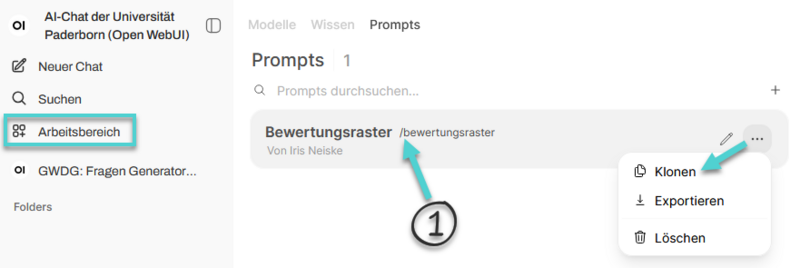 Datei:Screenshot Arbeitsbereich Prompts.png